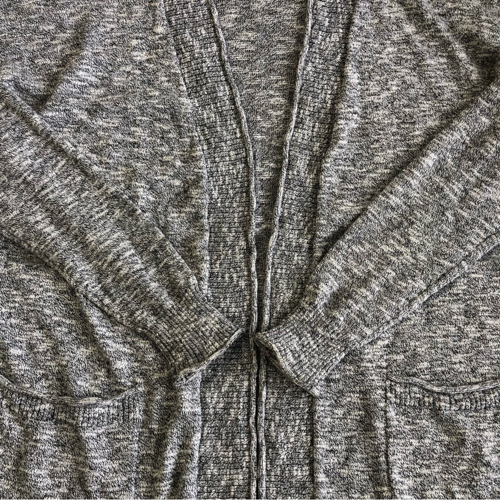 MADEWELL Women’s Heathered Grey Cardigan Knit Sweater Sz XXS - Picture 6 of 13